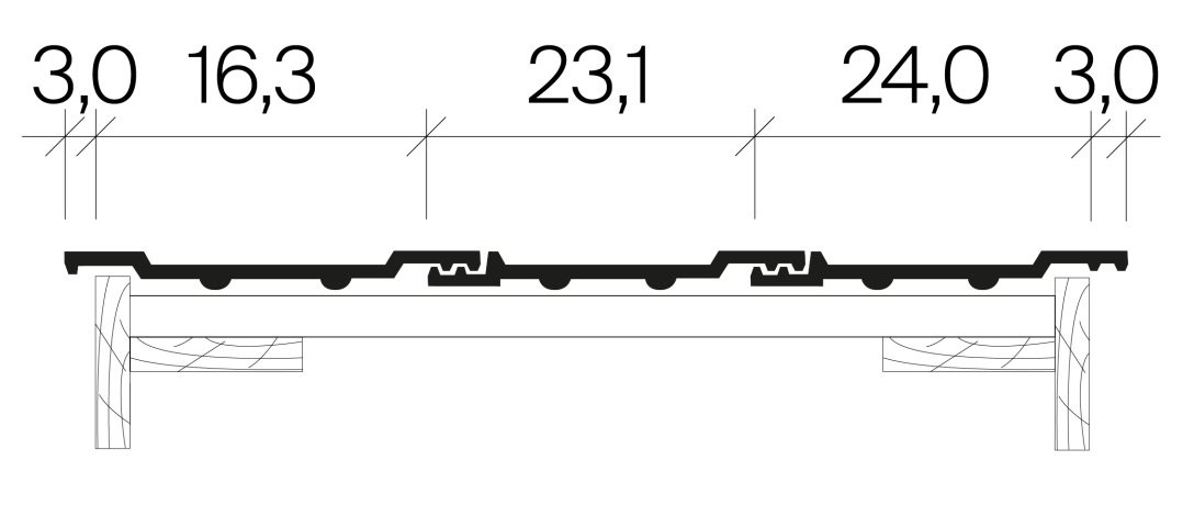 Reformziegel Z11v Doppelwulst