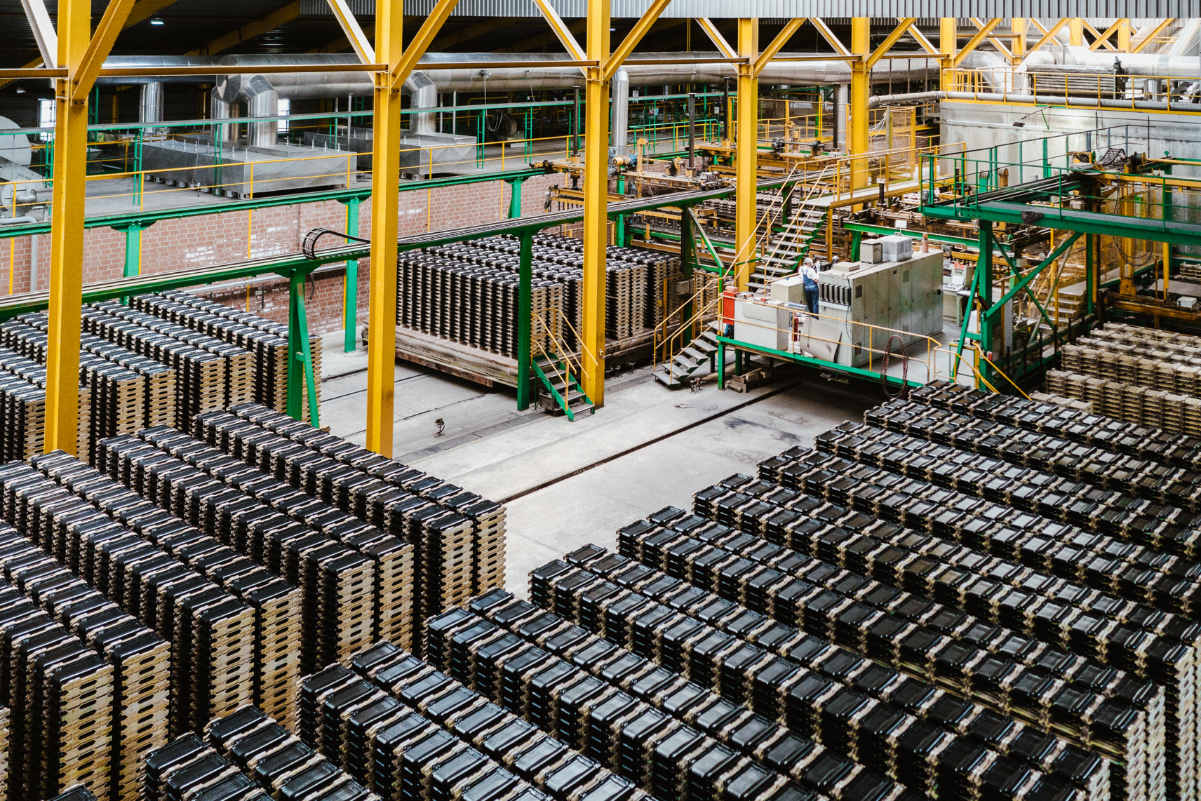 Dachziegel in unserem Werk