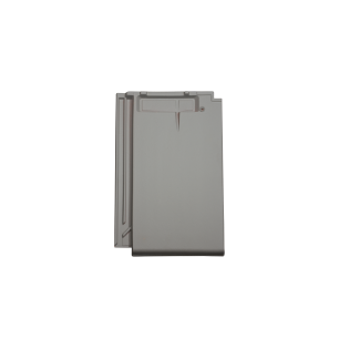 Dachziegel von Jacobi aus Ton mit moderner Flachziegeloptik in der Oberfläche edelgrau