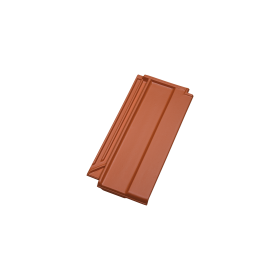 Für einen sauberen Verband: Unser halber Flachziegel tegula sorgt für den idealen Flächenausgleich.