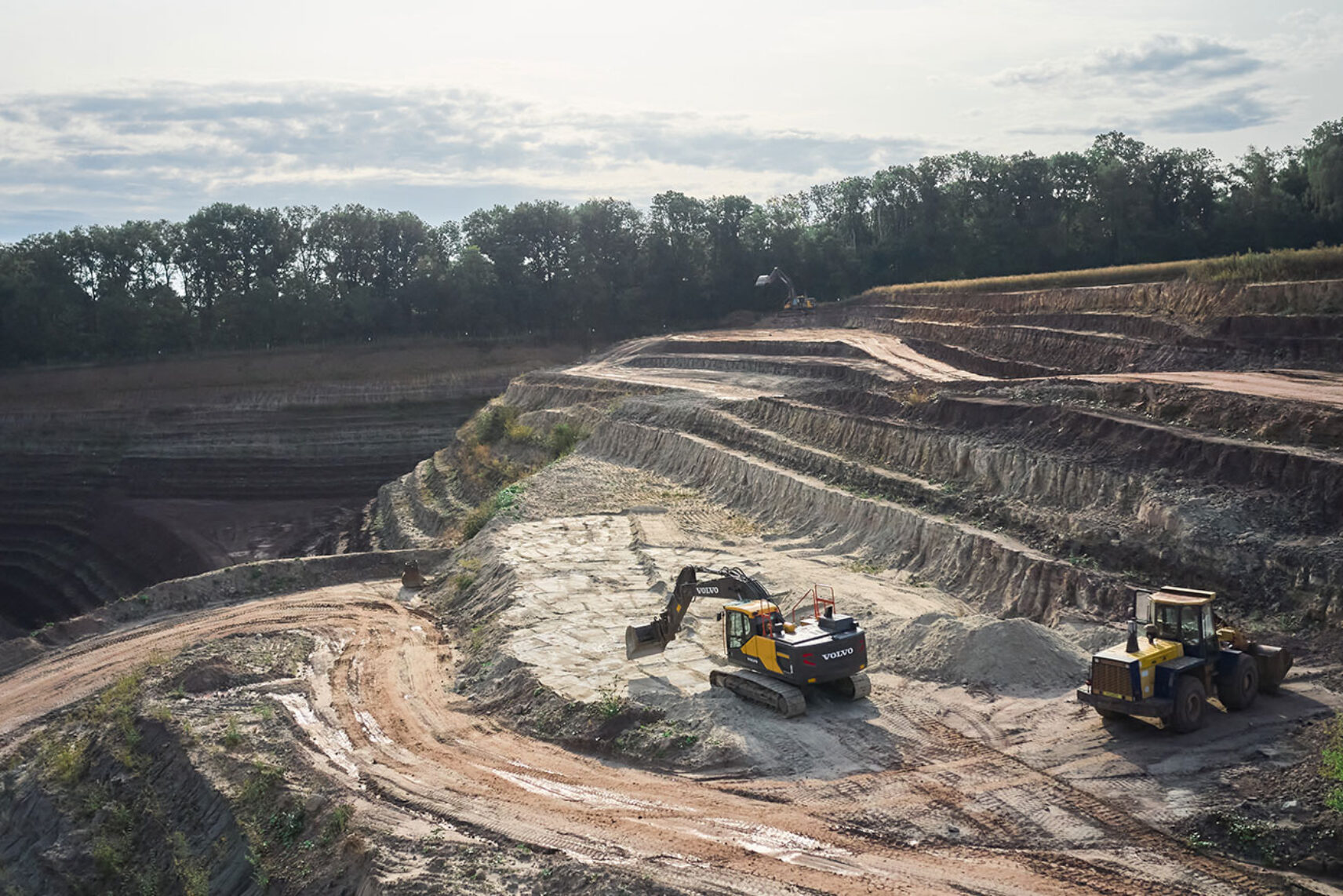 Plain tile clay pit Langenzenn